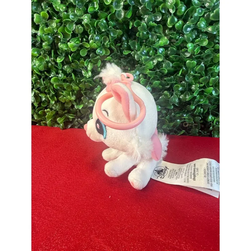 Disney Parks Marie Plush Keychain Aristocats Pink Bow Blue Eyes Backpack Clip